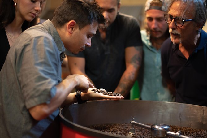 Yahava KoffeeWorks Koffee Safari - Helping roast the batch: where you feel the difference
