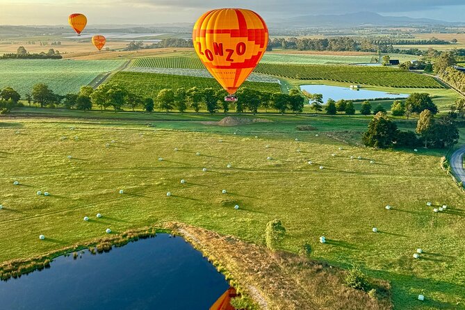 Yarra Valley Sunrise Balloon Flight with GoPro Photos - The Yarra Valley stops along the way: Healesville to wineries and art