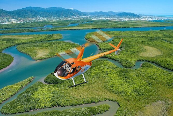 Zoom Around Cairns - 10 minute City Scenic Flight - Admiralty Island: the rainforest edge that feels close to the city